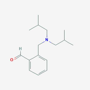 2-((Diisobutylamino)methyl)benzaldehyde