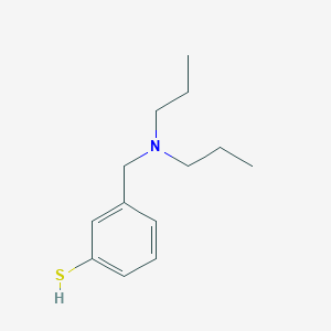 molecular formula C13H21NS B7992856 3-((Dipropylamino)methyl)benzenethiol CAS No. 1443348-37-5