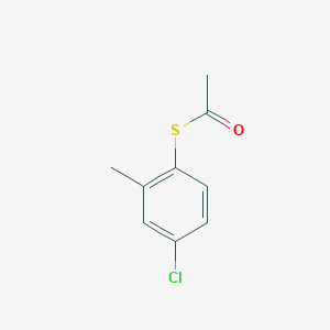 molecular formula C9H9ClOS B7992864 S-4-Chloro-2-methylphenylthioacetate 