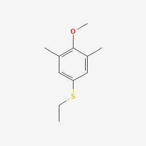 molecular formula C11H16OS B7992917 3,5-Dimethyl-4-methoxyphenyl ethyl sulfide 
