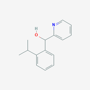molecular formula C15H17NO B7992931 (2-Isopropylphenyl)(pyridin-2-yl)methanol 