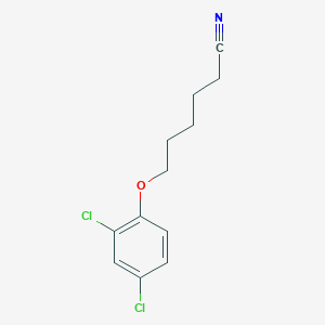 molecular formula C12H13Cl2NO B7992938 6-(2,4-Dichloro-phenoxy)hexanenitrile 