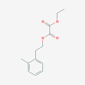 molecular formula C13H16O4 B7992997 O2-Ethyl O1-[2-(o-tolyl)ethyl] oxalate 