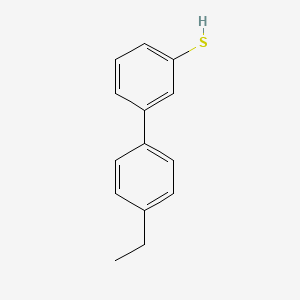 molecular formula C14H14S B7993005 3-(4-Ethylphenyl)thiophenol 