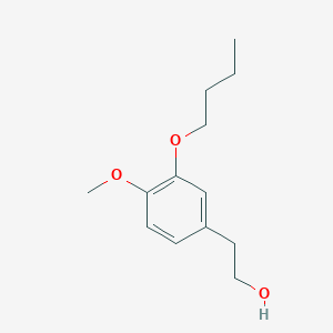 molecular formula C13H20O3 B7993090 2-(3-Butoxy-4-methoxyphenyl)ethanol 