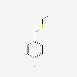 molecular formula C9H11FS B7993111 Ethyl 4-fluorobenzyl sulfide 