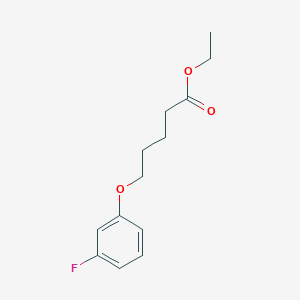 molecular formula C13H17FO3 B7993127 Ethyl 5-(3-fluoro-phenoxy)pentanoate 