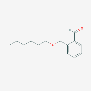 molecular formula C14H20O2 B7993145 2-[(n-Hexyloxy)methyl]benzaldehyde 