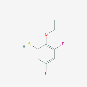 molecular formula C8H8F2OS B7993191 2-Ethoxy-3,5-difluorobenzenethiol 