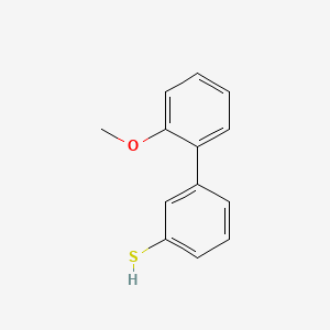 molecular formula C13H12OS B7993235 3-(2-Methoxyphenyl)thiophenol 