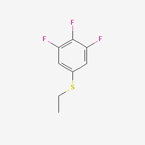molecular formula C8H7F3S B7993285 Ethyl 3,4,5-trifluorophenyl sulfide 