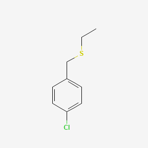 molecular formula C9H11ClS B7993345 4-Chlorobenzyl ethyl sulfide 
