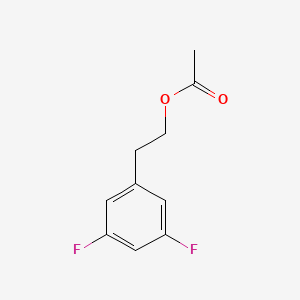 molecular formula C10H10F2O2 B7993354 3,5-Difluorophenethyl acetate 