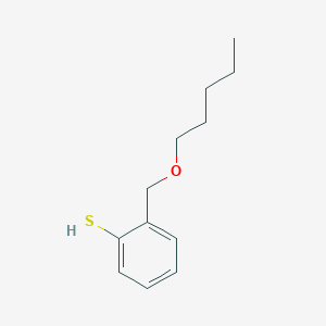 molecular formula C12H18OS B7993364 2-[(n-Pentyloxy)methyl]thiophenol 