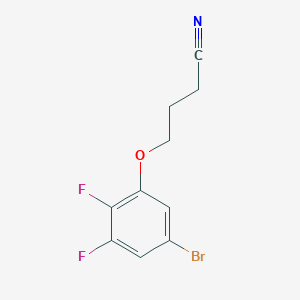 4-(3-Bromo-5,6-difluoro-phenoxy)butanenitrile