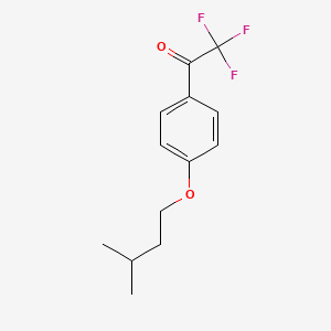 molecular formula C13H15F3O2 B7993413 4'-iso-Pentoxy-2,2,2-trifluoroacetophenone 