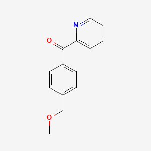 molecular formula C14H13NO2 B7993445 2-(4-Methoxymethylbenzoyl)pyridine 