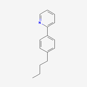 molecular formula C15H17N B7993448 2-(4-丁基苯基)吡啶 CAS No. 334988-37-3