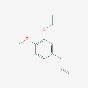 molecular formula C12H16O2 B7993450 3-(3-乙氧基-4-甲氧基苯基)-1-丙烯 CAS No. 155583-46-3