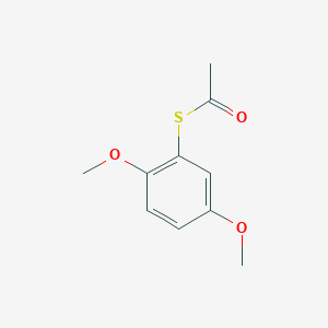 molecular formula C10H12O3S B7993481 S-(2,5-Dimethoxyphenyl) ethanethioate 
