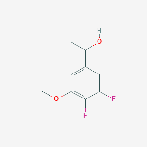 molecular formula C9H10F2O2 B7993518 1-(3,4-Difluoro-5-methoxyphenyl)ethanol 