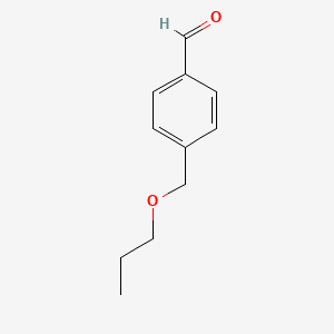 molecular formula C11H14O2 B7993531 4-(Propoxymethyl)benzaldehyde 