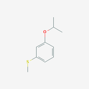 molecular formula C10H14OS B7993539 Methyl 3-iso-propoxyphenyl sulfide CAS No. 79128-09-9