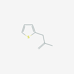 molecular formula C8H10S B7993595 3-(2-Thienyl)-2-methyl-1-propene 