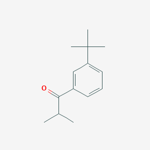 molecular formula C14H20O B7993597 3'-tert-Butyl-2-methylpropiophenone CAS No. 1443342-30-0