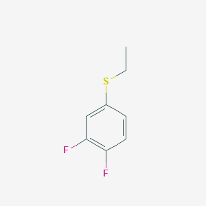 molecular formula C8H8F2S B7993604 3,4-Difluorophenyl ethyl sulfide 