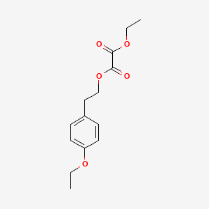 molecular formula C14H18O5 B7993646 O1-[2-(4-Ethoxyphenyl)ethyl] O2-ethyl oxalate 