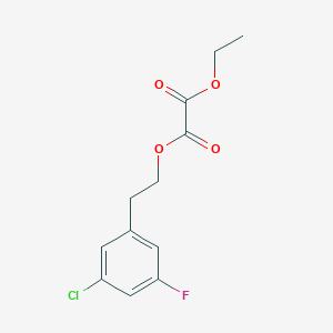 O1-[2-(3-Chloro-5-fluorophenyl)ethyl] O2-ethyl oxalate