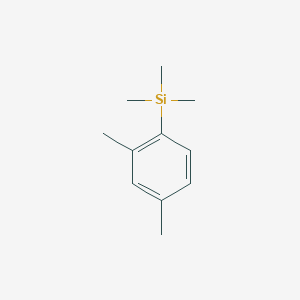 molecular formula C11H18Si B7993668 1-(Trimethylsilyl)-2,4-dimethylbenzene 
