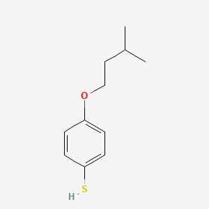 molecular formula C11H16OS B7993694 4-(Isopentyloxy)benzenethiol 