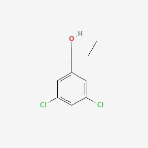 molecular formula C10H12Cl2O B7993724 2-(3,5-Dichlorophenyl)-2-butanol 