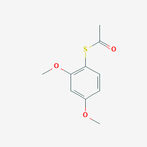 molecular formula C10H12O3S B7993757 S-(2,4-Dimethoxyphenyl) ethanethioate 