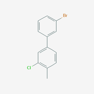 molecular formula C13H10BrCl B7993816 3-Bromo-3'-chloro-4'-methylbiphenyl 