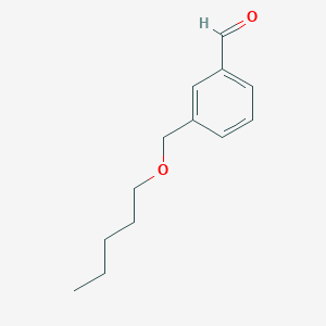 molecular formula C13H18O2 B7993826 3-[(n-Pentyloxy)methyl]benzaldehyde 