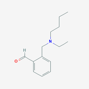 molecular formula C14H21NO B7993851 2-[(N-Ethyl-n-butylamino)methyl]benzaldehyde 