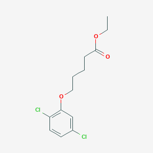 molecular formula C13H16Cl2O3 B7993888 Ethyl 5-(2,5-dichloro-phenoxy)pentanoate 