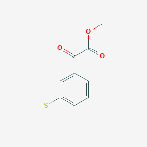 molecular formula C10H10O3S B7993906 Methyl 3-(methylthio)benzoylformate 