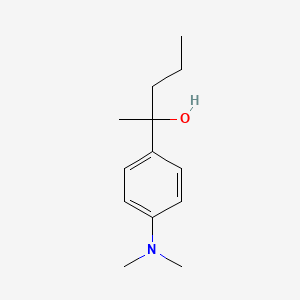 molecular formula C13H21NO B7994016 2-[4-(Dimethylamino)phenyl]-2-pentanol 