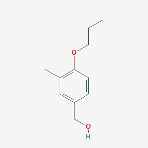 molecular formula C11H16O2 B7994043 3-Methyl-4-n-propoxybenzyl alcohol 