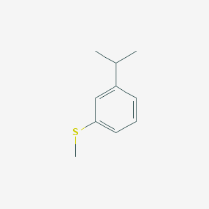 molecular formula C10H14S B7994045 (3-Isopropylphenyl)(methyl)sulfane 