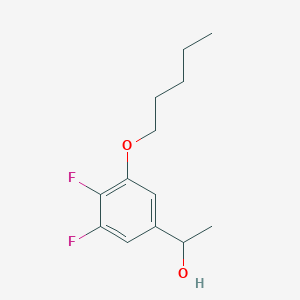 molecular formula C13H18F2O2 B7994058 1-(3,4-Difluoro-5-(pentyloxy)phenyl)ethanol CAS No. 1443303-78-3