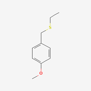 molecular formula C10H14OS B7994062 Ethyl 4-methoxybenzyl sulfide 