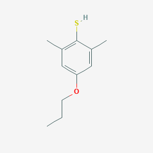 molecular formula C11H16OS B7994117 2,6-Dimethyl-4-n-propoxythiophenol 