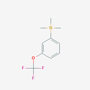 molecular formula C10H13F3OSi B7994127 1-(Trimethylsilyl)-3-(trifluoromethoxy)benzene 