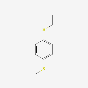 molecular formula C9H12S2 B7994153 1-(Ethylsulfanyl)-4-(methylsulfanyl)benzene CAS No. 83500-75-8