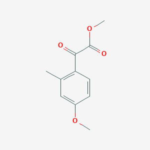 molecular formula C11H12O4 B7994173 Methyl 4-methoxy-2-methylbenzoylformate 